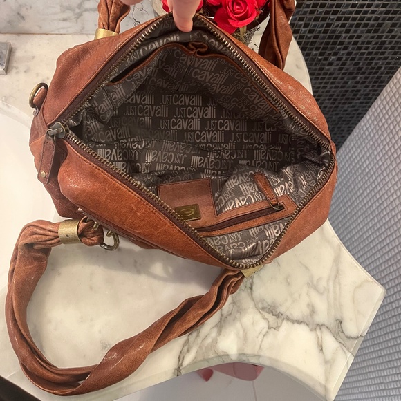 Authentic just CAVALLI leather handbag - Picture 9 of 10